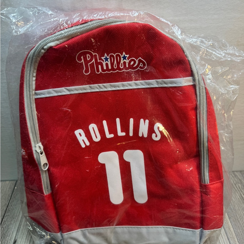 Philadelphia PHILLIES Jimmy Rollins #11 SGA MLB COOLER BAG Backpack Brand New